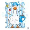 Coquette Back To School Silly Goose With Tumbler PNG
