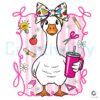 Coquette Retro Back To School Silly Goose Girl PNG