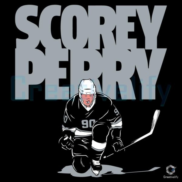Corey Perry La Hockey Celebration SVG