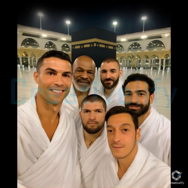 Cristiano Ronaldo Hajj Pilgrimage Muslim Unity Mecca PNG