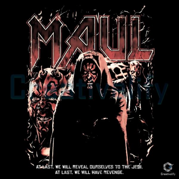 Darth Maul Sith Lord Dark Side Vintage Star Wars Prequel PNG