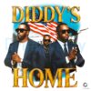Diddy Home American Flag Rap Design PNG