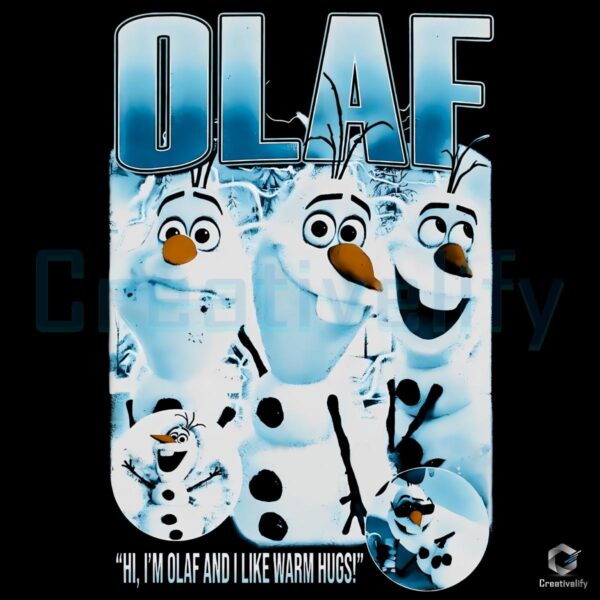 Disney Frozen Olaf Warm Hugs Arendelle Magic Kingdom Family PNG