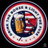 Drink The Booze Light The Fuse Funny 4Th Of July Usa Beer PNG