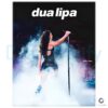 Dua Lipa Live Performance Retro Fog Stage Poster PNG