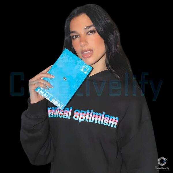 Dua Lipa Radical Optimism Retro Fan Art PNG