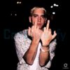 Eminem Middle Finger Night Street Vintage Rap PNG