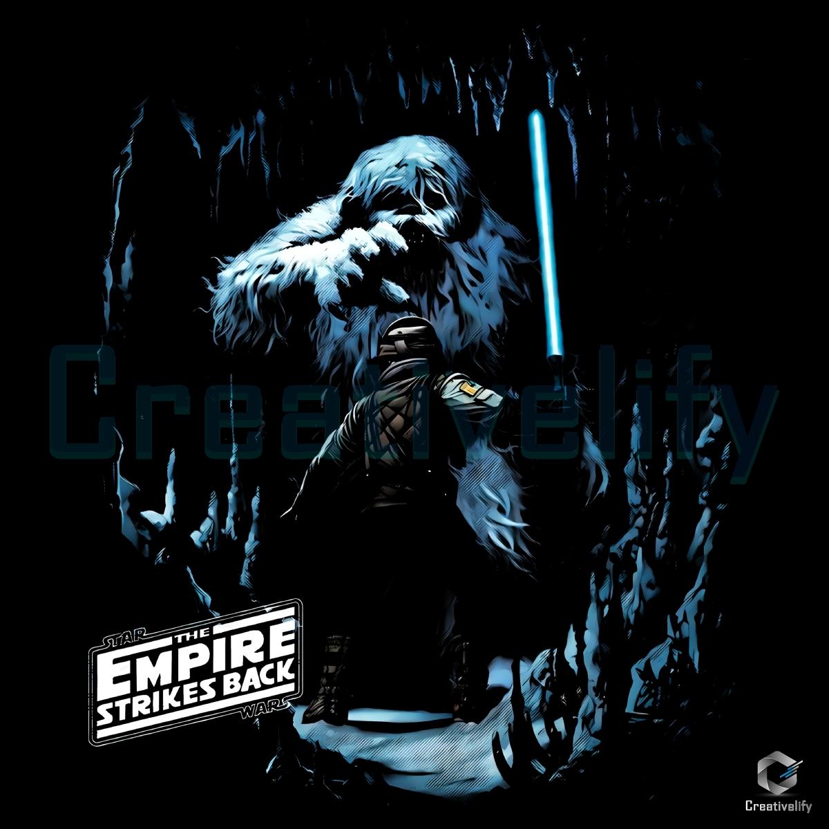 Empire Strikes Back Cave Battle Luke Skywalker Hoth Scene Graphic PNG Empire Strikes Back Cave Battle Luke Skywalker Hoth Scene Graphic PNG