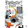 Fantastic Four Comic Cover Oversized Marvel Vintage Superhero PNG