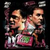Fight Club 1999 Brad Pitt Edward Norton Retro Movie Graphic PNG