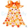 Floral Bow Ghost Girly Cute Halloween PNG