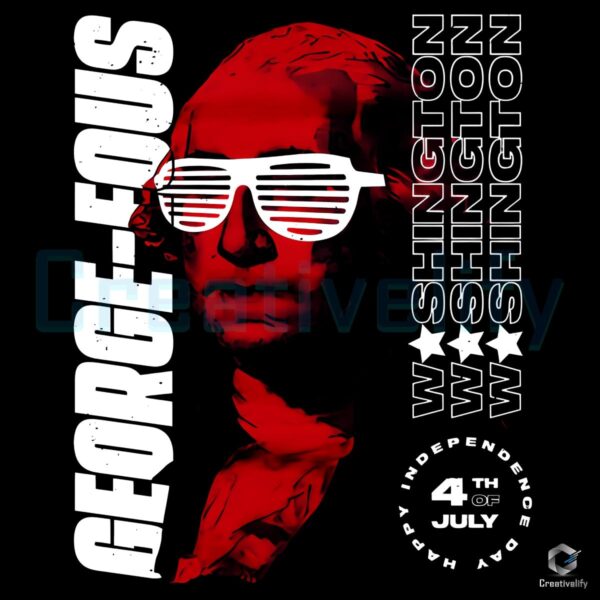 George Uos Washington 4Th Of July Funny Usa Patriotic Sunglasses SVG