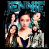 Jennie Blackpink Blue Aesthetic Collage Bootleg Kpop PNG