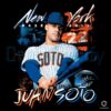 Juan Soto New York Baseball Grunge Style Portrait PNG