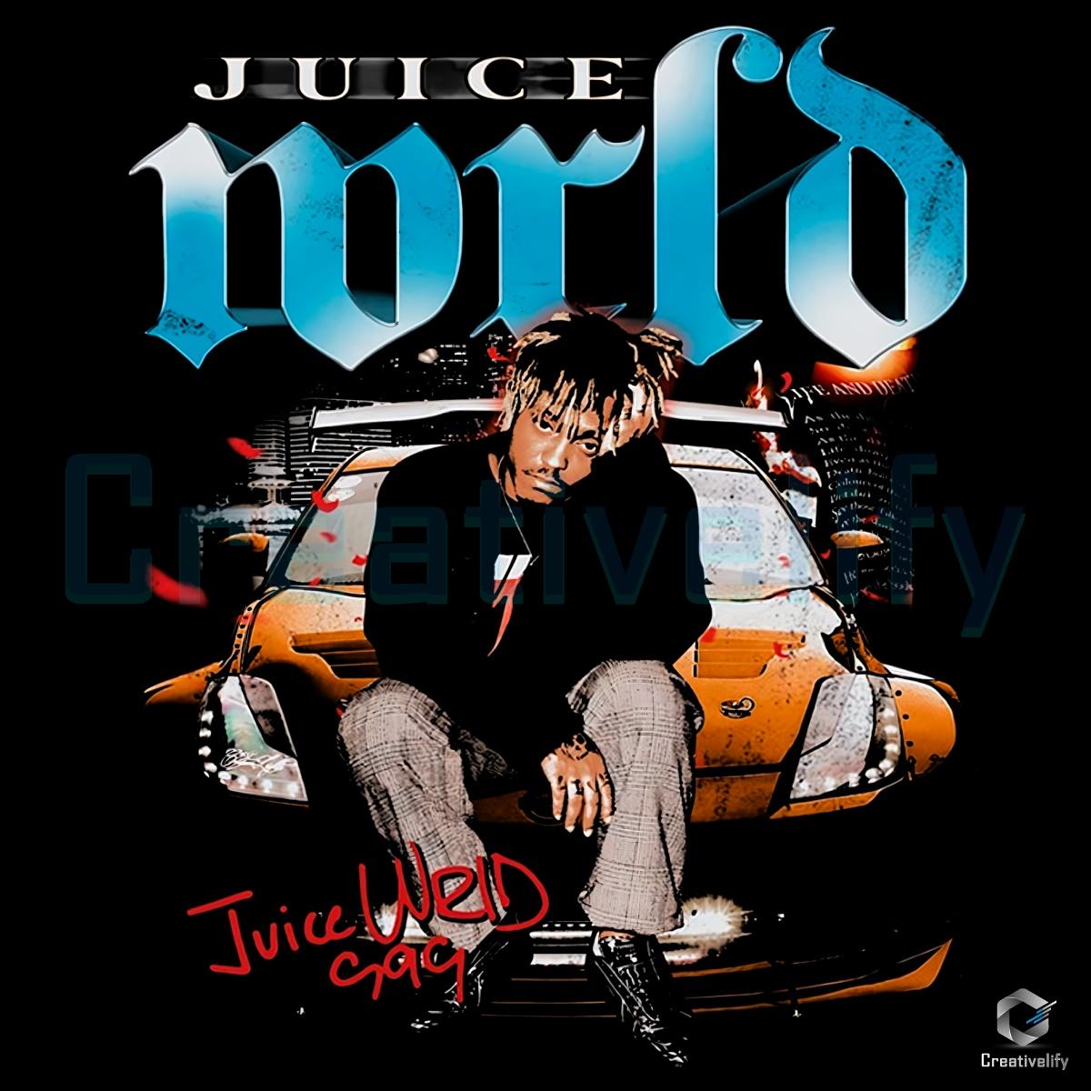 Juice Wrld Car Crash Retro Vintage Tour PNG Juice Wrld Car Crash Retro Vintage Tour PNG