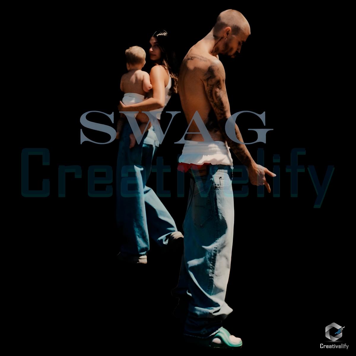 Justin Bieber Swag Couple Matching Denim Streetwear PNG Justin Bieber Swag Couple Matching Denim Streetwear PNG