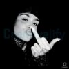 Kehlani Tattooed Rebel Middle Finger Black And White Portrait PNG