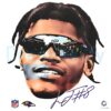 Lamar Jackson Baltimore Ravens Sunglasses Portrait PNG