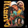Lauryn Hill Vintage Soul Hip Hop Collage Graphic PNG