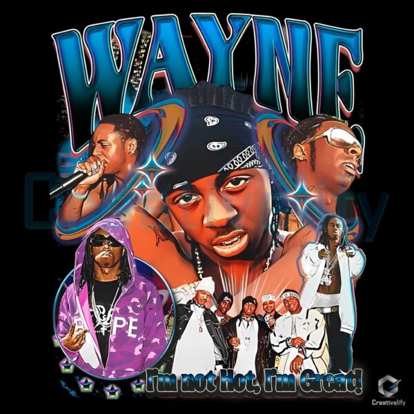 Lil Wayne Rapper Hustler Vintage Tribute Collage PNG