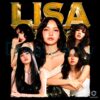 Lisa Bootleg Style Blackpink Vintage Kpop Fan Art PNG