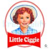 Little Ciggie Retro Smoking Girl Parody Illustration PNG