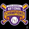 Lsu Baseball 2025 National Champions Logo SVG