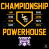 Lsu Tigers Baseball Championship Powerhouse 2025 SVG
