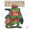 Make Alligators Great Again Funny Florida Gator Political Parody PNG