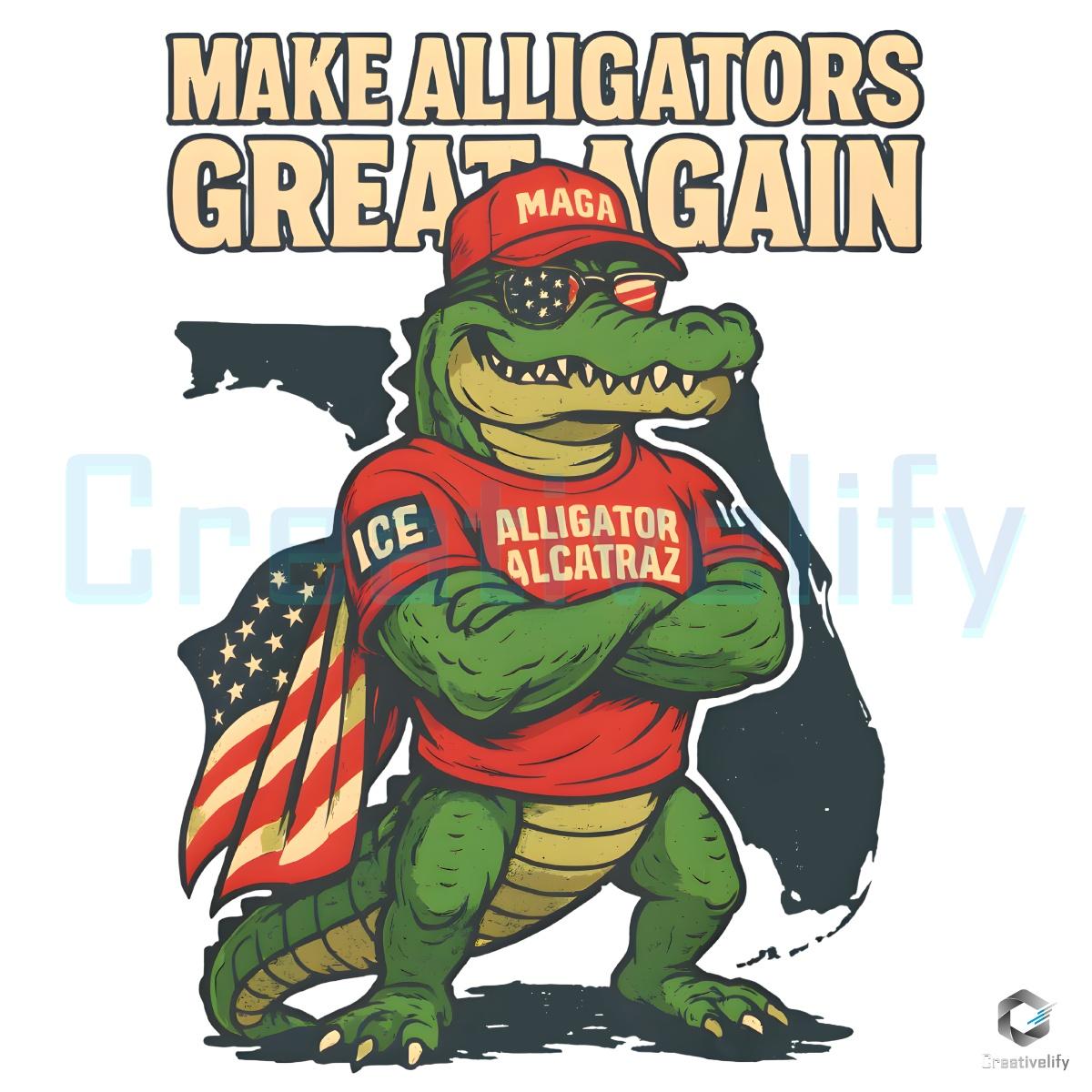 Make Alligators Great Again Funny Florida Gator Political Parody PNG Make Alligators Great Again Funny Florida Gator Political Parody PNG
