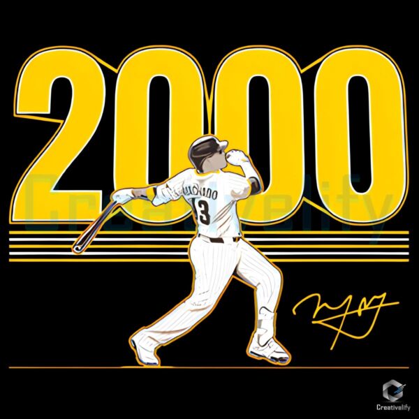 Manny Machado Two Thousand Career Hits Baseball Milestone PNG