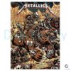 Metallica Denver Empowerfield Mile High Bear Warrior Skull Poster June 2025 PNG