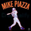 Mike Piazza Home Run Swing Baseball Slugger Legend PNG