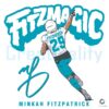 Minkah Fitzpatrick Miami Fitzmagic Cartoon Football Player PNG