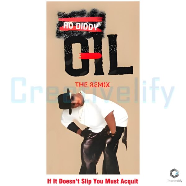 No Diddy Oil Funny Parody Lubricant Bottle PNG