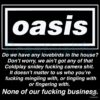 Oasis Quote British Rock Band Rant Funny Typography SVG
