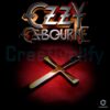 Ozzy Osbourne Cross Necklace Red Spotlight Vintage Metal PNG