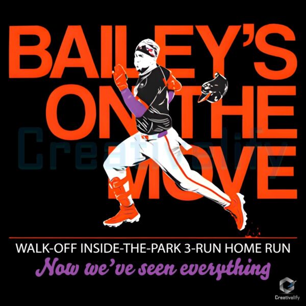 Patrick Bailey Walk Off Inside The Park Home Run Baseball PNG