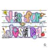 Personalized Name Is For Jessica Cute Back To School PNG