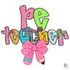 Preschool Teacher Preppy Back To School Coquette PNG