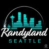 Randy Arozarena Randyland Seattle Baseball Skyline SVG