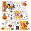 Retro Halloween Honey Bear Friends Fall Cartoon PNG