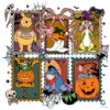 Retro Halloween Winnie The Pooh And Friends Spooky Cartoon PNG