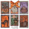 Retro Spooky Halloween Stamp PNG