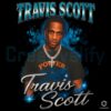 Retro Vintage Travis Scott Blue Aesthetic PNG