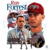 Run Forrest Gump Tom Hanks Sitting Bench Classic Movie PNG