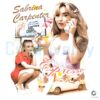 Sabrina Carpenter Espresso Collage Vintage Summer Poster Aesthetic PNG