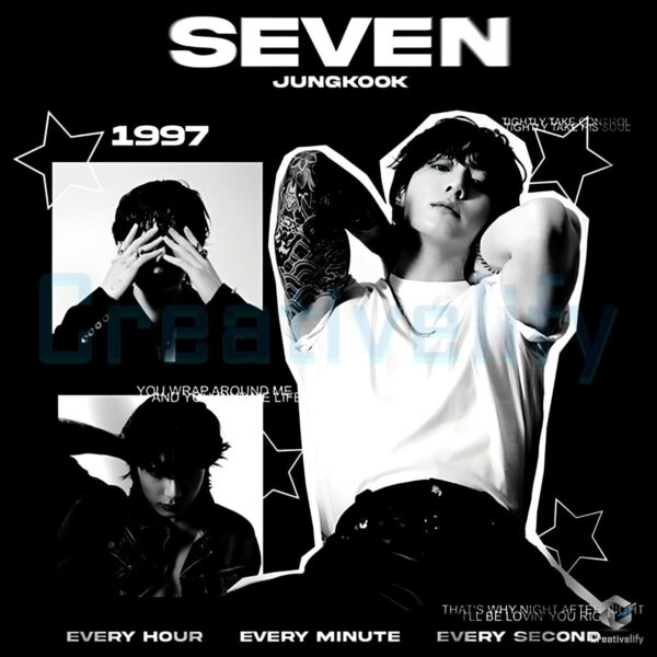 Seven Jungkook Bts Every Hour Minute Second PNG