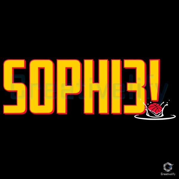 Sophie Cunningham Basketball Indiana Sophi3 Three Pointer Sports Graphic SVG