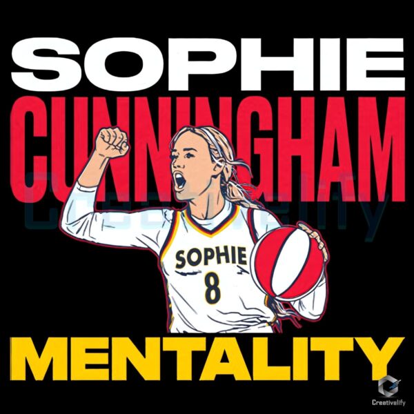 Sophie Cunningham Basketball Mentality Quote Graphic Sports PNG